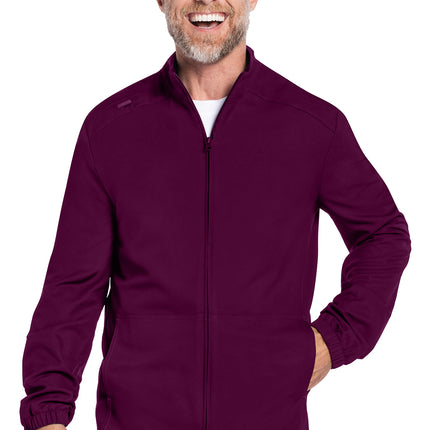 Cherokee Workwear Originals Ultra Men's Zip Front Jacket CK359A - Wine