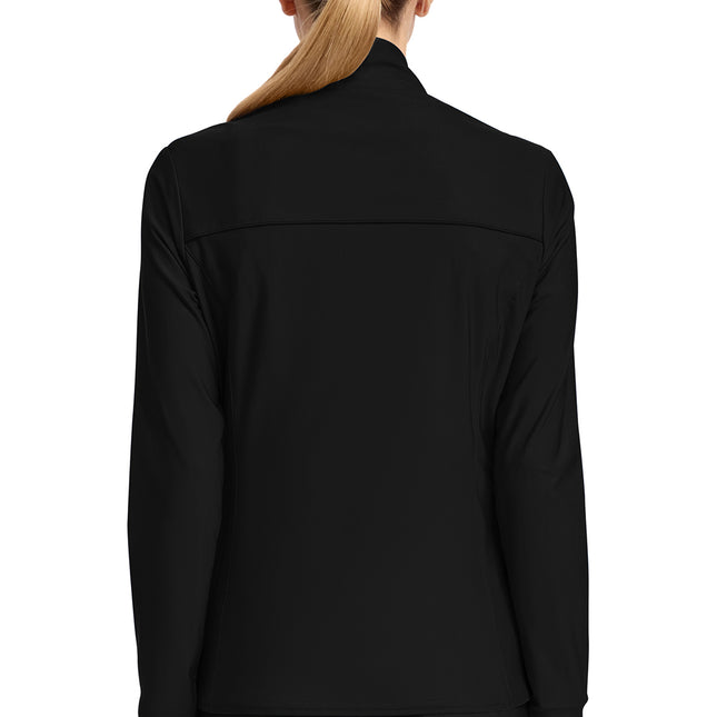 Cherokee Form Women's 3-Pocket Warm-up Jacket CK381 - Black