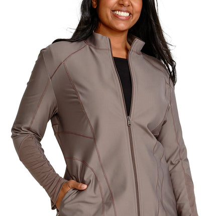 Cherokee Form Zip Front Jacket CK390 - Iron