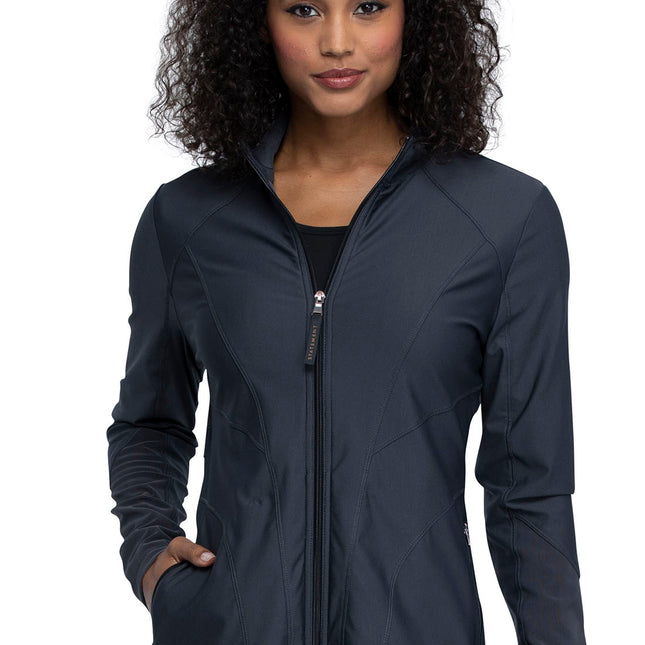 Cherokee Form Zip Front Jacket CK390 - Pewter
