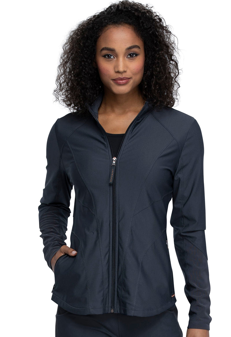 Cherokee Form Zip Front Jacket CK390 - Pewter