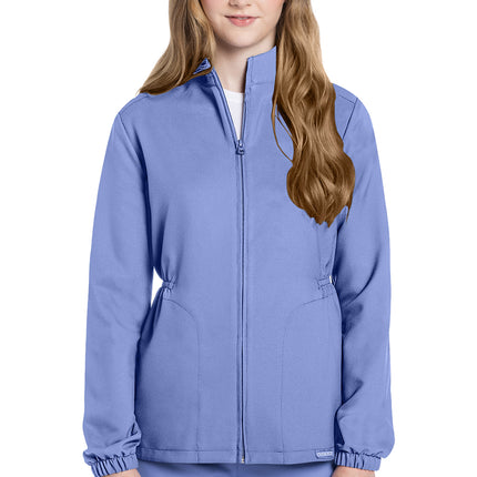 Cherokee Workwear Originals Ultra Zip Front Anorak Jacket CK391A - Ciel Blue