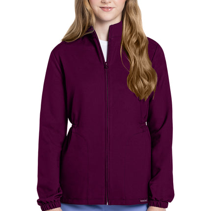 Cherokee Workwear Originals Ultra Zip Front Anorak Jacket CK391A - Wine