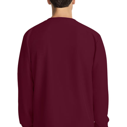 Cherokee Workwear Originals Ultra Unisex Snap Front Warm Up Jacket CK393A - Wine