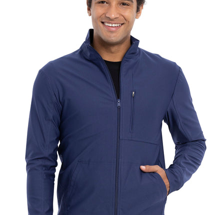 Cherokee Form Men's Zip Front Jacket CK399 - Navy