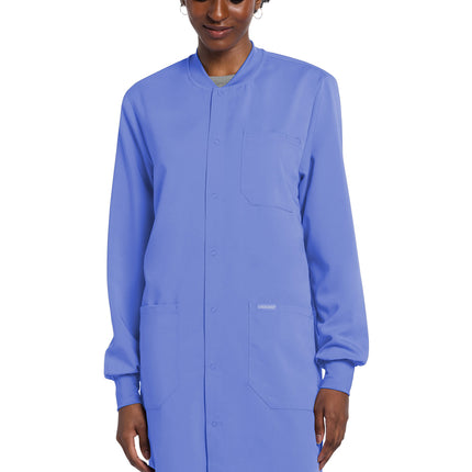 Cherokee Project Lab 40" Snap Front Lab Coat CK402A - Ciel Blue