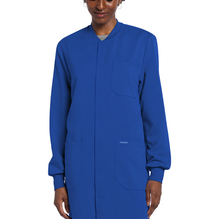 Cherokee Project Lab 40" Snap Front Lab Coat CK402A - Royal
