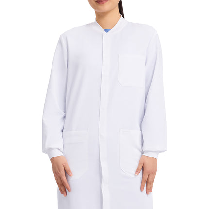 Cherokee Project Lab 40" Snap Front Lab Coat CK402A - White