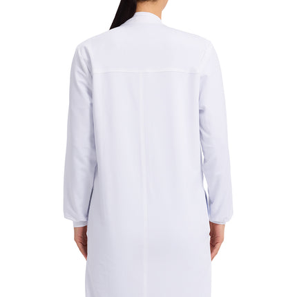 Cherokee Project Lab 40" Snap Front Lab Coat CK402A - White back