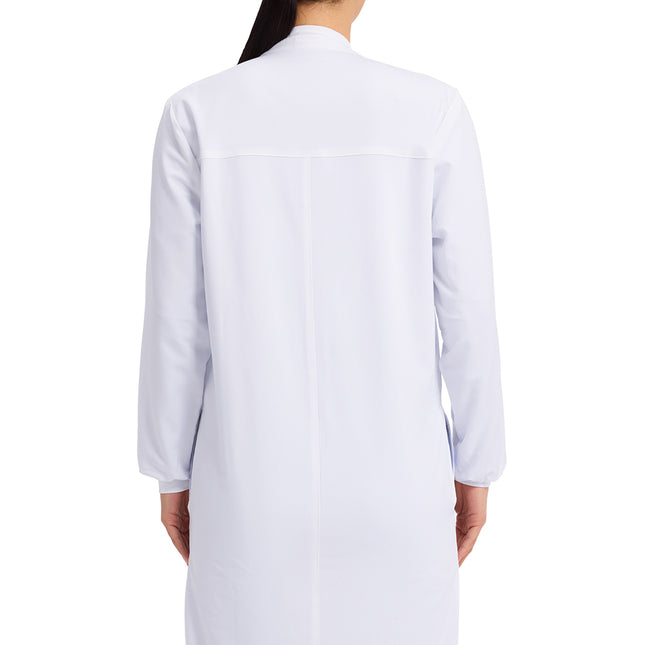 Cherokee Project Lab 40" Snap Front Lab Coat CK402A - White back