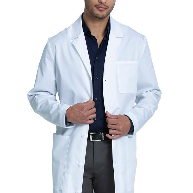 Cherokee Project Lab Tall 40" Men's Lab Coat CK412T - White