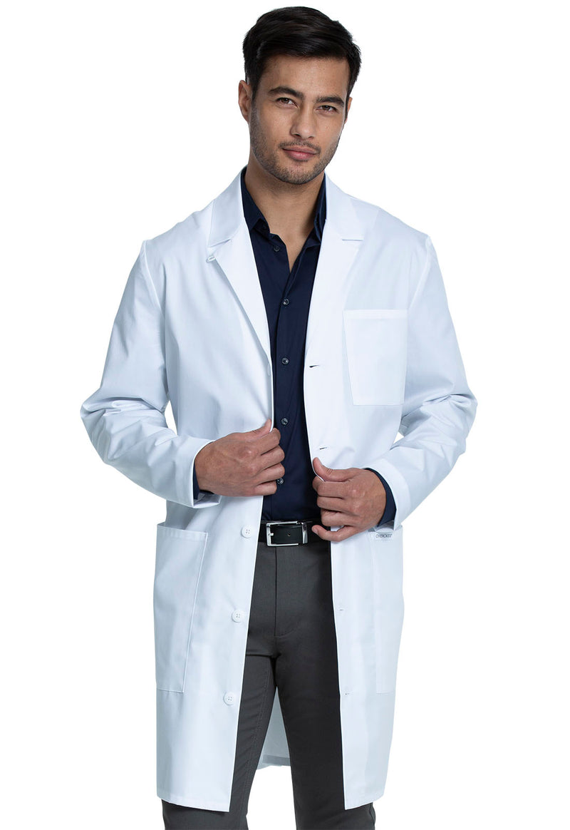 Cherokee Project Lab Tall 40" Men's Lab Coat CK412T - White