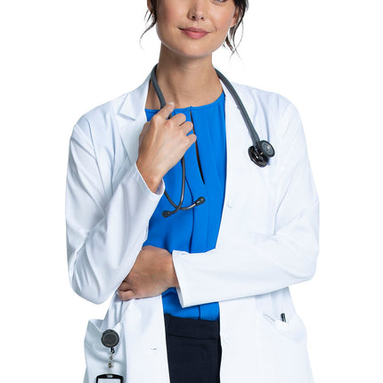 Cherokee Project Lab Tall 30" Consultation Coat CK451T - White