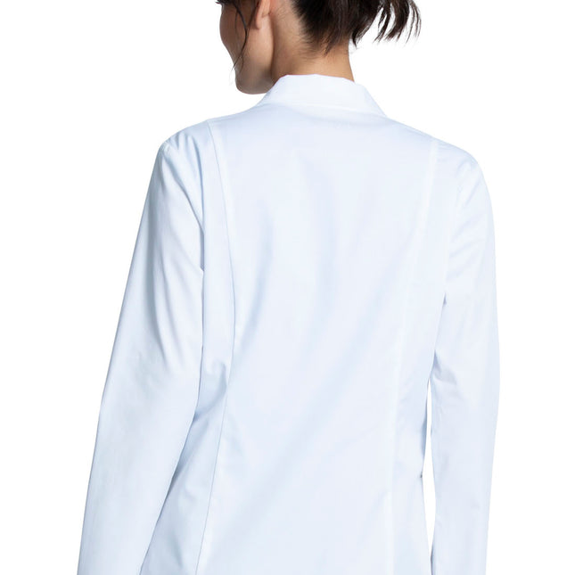 Cherokee Project Lab Tall 30" Consultation Coat CK451T - White back