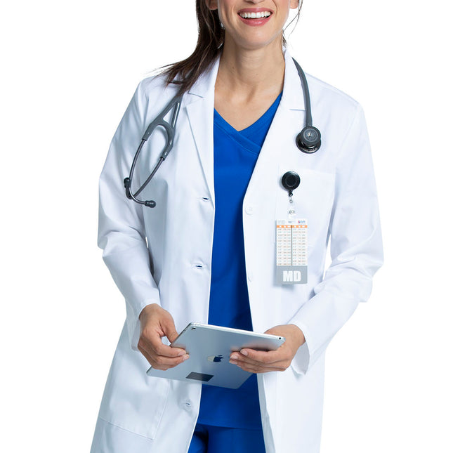 Cherokee Project Lab Tall 35" Lab Coat CK452T - White