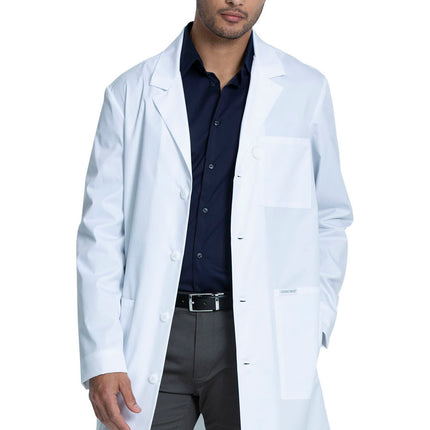Cherokee Project Lab Tall 40" Unisex Lab Coat CK460T - White