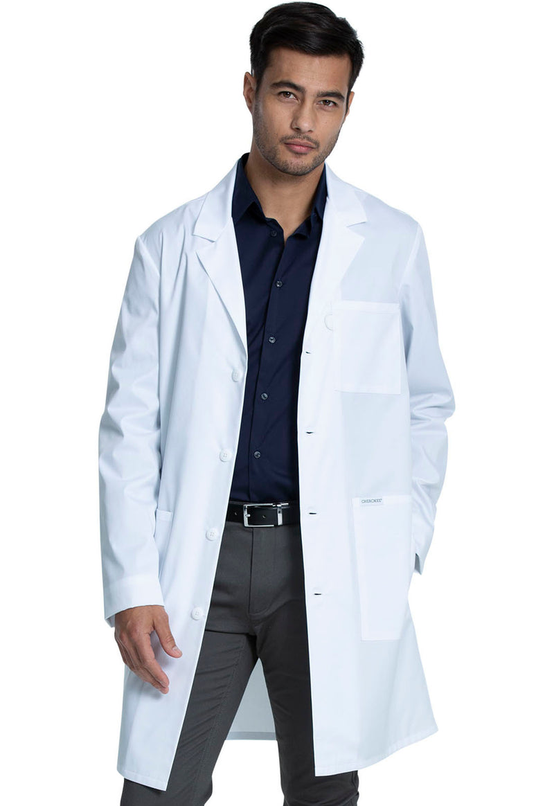 Cherokee Project Lab Tall 40" Unisex Lab Coat CK460T - White