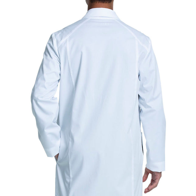 Cherokee Project Lab Tall 40" Unisex Lab Coat CK460T - White back