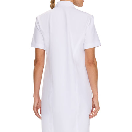 Cherokee Workwear Originals Ultra Women's Button Front Dress CK512A - White