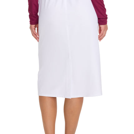 Cherokee Workwear Originals Ultra Women's Elastic Waist Skirt CK563A - White