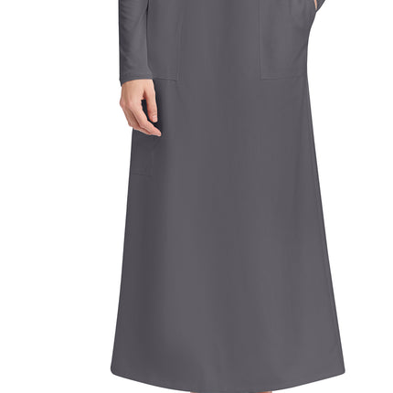 Cherokee Workwear Originals Ultra Women's 3-Pocket Elastic Waist Skirt CK564A - Pewter