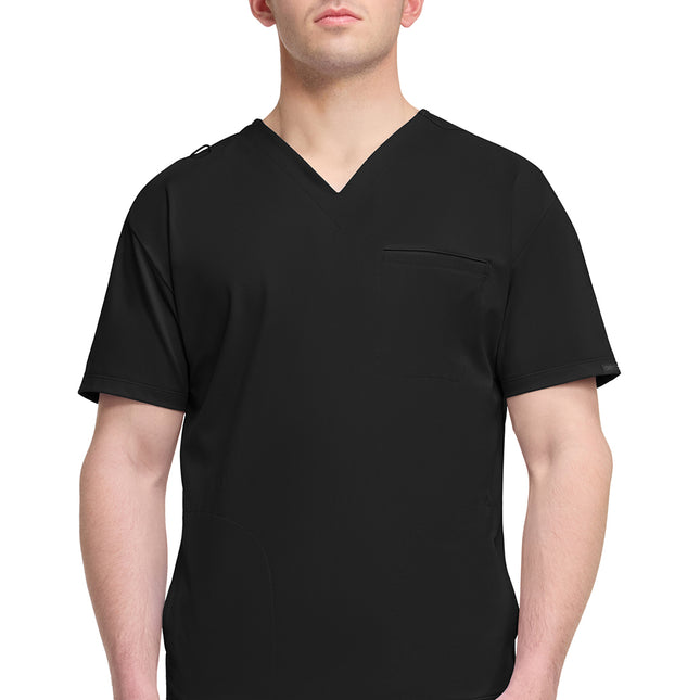 Cherokee Achieve Men's 3-Pocket V-Neck Top CK729 - Black
