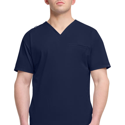 Cherokee Achieve Men's 3-Pocket V-Neck Top CK729 - Navy