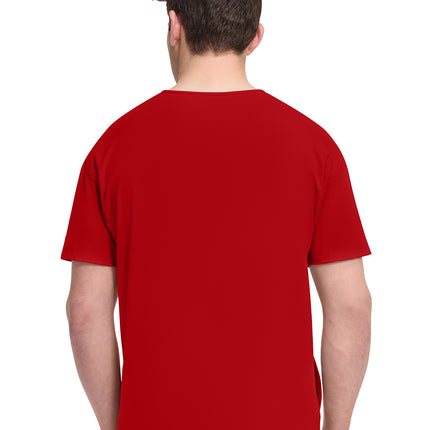 Cherokee Achieve Men's 3-Pocket V-Neck Top CK729 - RED