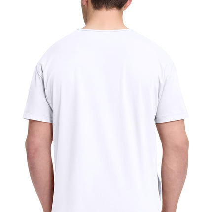 Cherokee Achieve Men's 3-Pocket V-Neck Top CK729 - WHITE