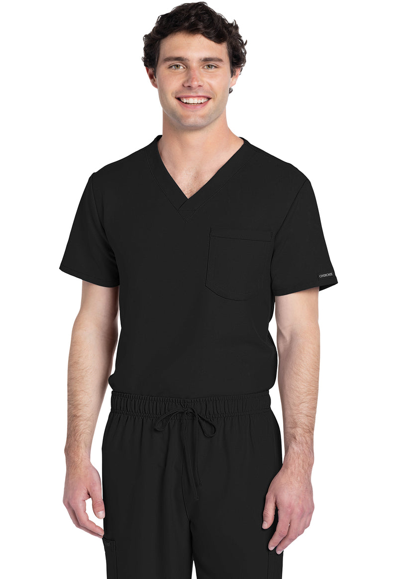 Cherokee Workwear Originals Ultra Unisex V-Neck Top CK778A - Black