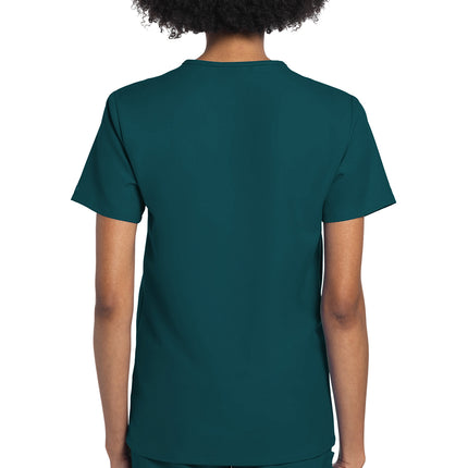 Cherokee Workwear Originals Ultra Unisex V-Neck Top CK778A - Caribbean Blue
