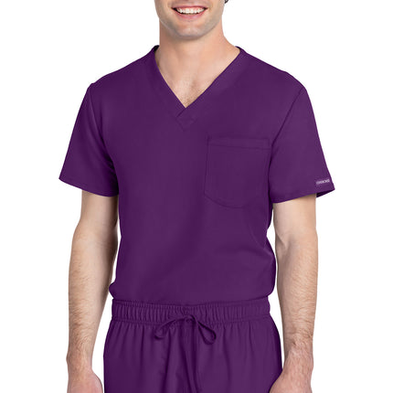 Cherokee Workwear Originals Ultra Unisex V-Neck Top CK778A - Eggplant