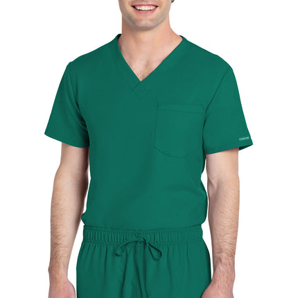 Cherokee Workwear Originals Ultra Unisex V-Neck Top CK778A - Hunter Green