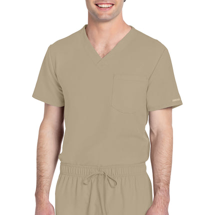 Cherokee Workwear Originals Ultra Unisex V-Neck Top CK778A - Khaki