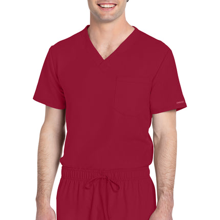 Cherokee Workwear Originals Ultra Unisex V-Neck Top CK778A - RED