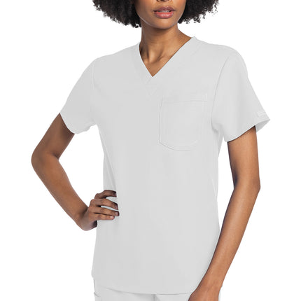 Cherokee Workwear Originals Ultra Unisex V-Neck Top CK778A - White