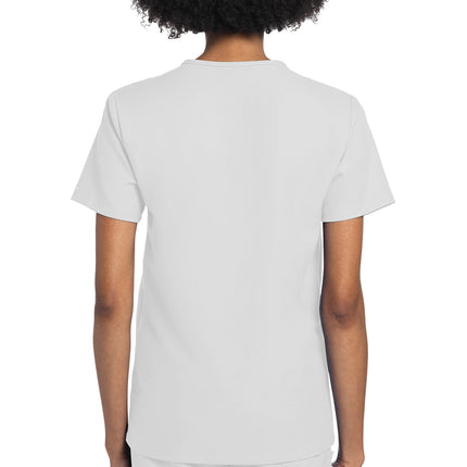 Cherokee Workwear Originals Ultra Unisex V-Neck Top CK778A - White