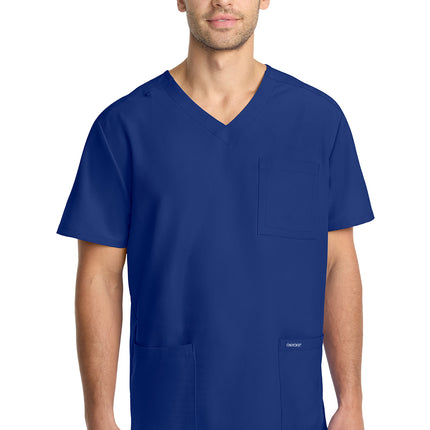 Cherokee Workwear Originals Ultra Men's 3-Pocket V-Neck Top CK783A - Galaxy Blue
