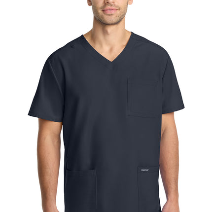 Cherokee Workwear Originals Ultra Men's 3-Pocket V-Neck Top CK783A - Pewter