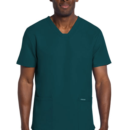 Cherokee Workwear Originals Ultra Men's Elevation 2-Pocket Top CK784A - Caribbean Blue