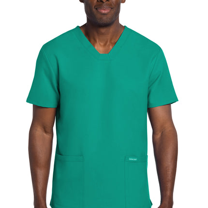 Cherokee Workwear Originals Ultra Men's Elevation 2-Pocket Top CK784A - Teal Blue