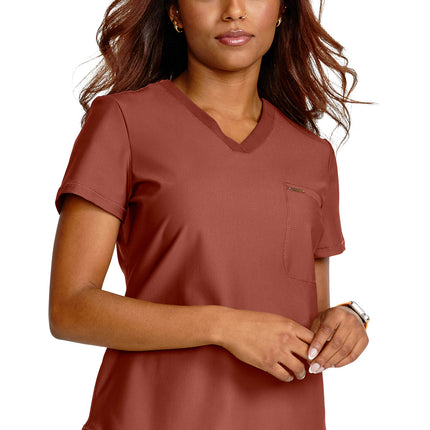 Cherokee Form Tuckable V-Neck Top CK819 - MASALA