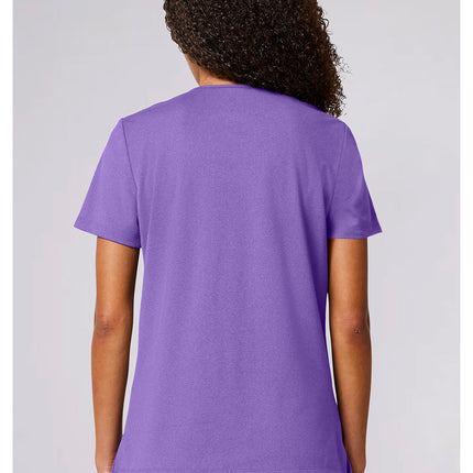 Cherokee Achieve Women's 2-Pocket V-Neck Top CK832 - Lilac Bloom