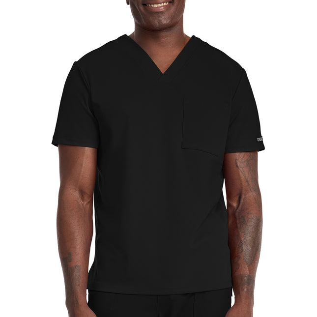 Cherokee Achieve Men's 1-Pocket Tuck-In Top CK834 - Black
