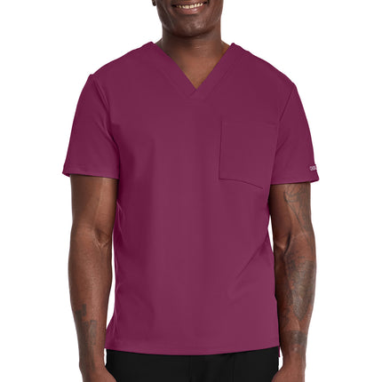 Cherokee Achieve Men's 1-Pocket Tuck-In Top CK834 - Wine