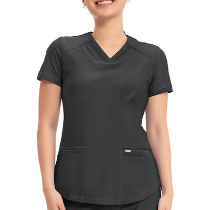 Cherokee Form V-Neck Top CK840 - Black
