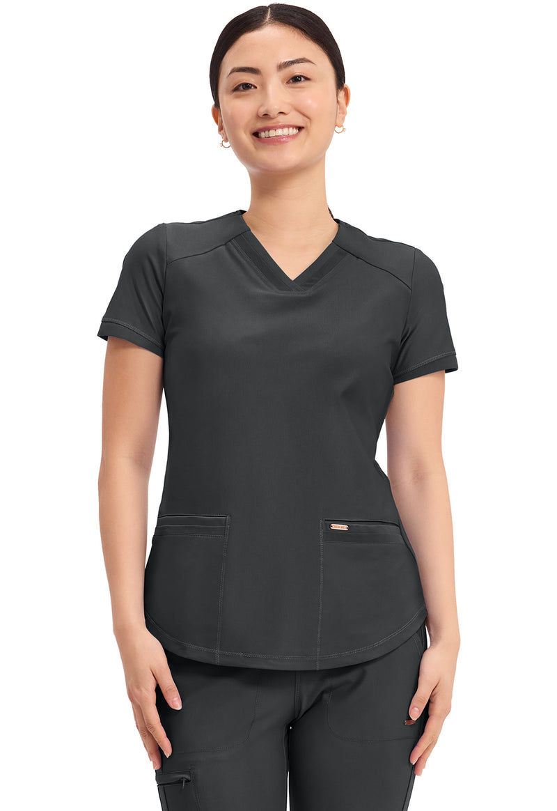 Cherokee Form V-Neck Top CK840 - Black