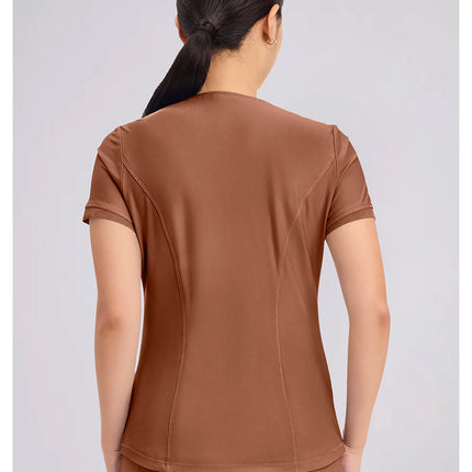 Cherokee Form V-Neck Top CK840 - Caffè Mocha