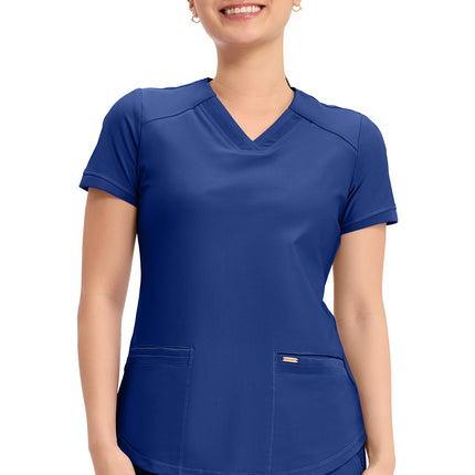 Cherokee Form V-Neck Top CK840 - Galaxy Blue