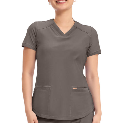 Cherokee Form V-Neck Top CK840 - Iron